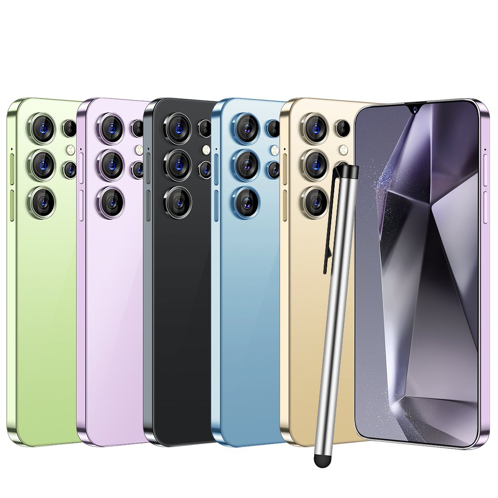 Best Selling Smart phone S24 HD 48MP+ 72MP 6.8inch 5000mah battery Android beauty phone